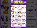 Italian Gender Words 🇮🇹 | Pets &amp; Farm Animals Vocabulary 16–20 | Learn Italian #Shorts