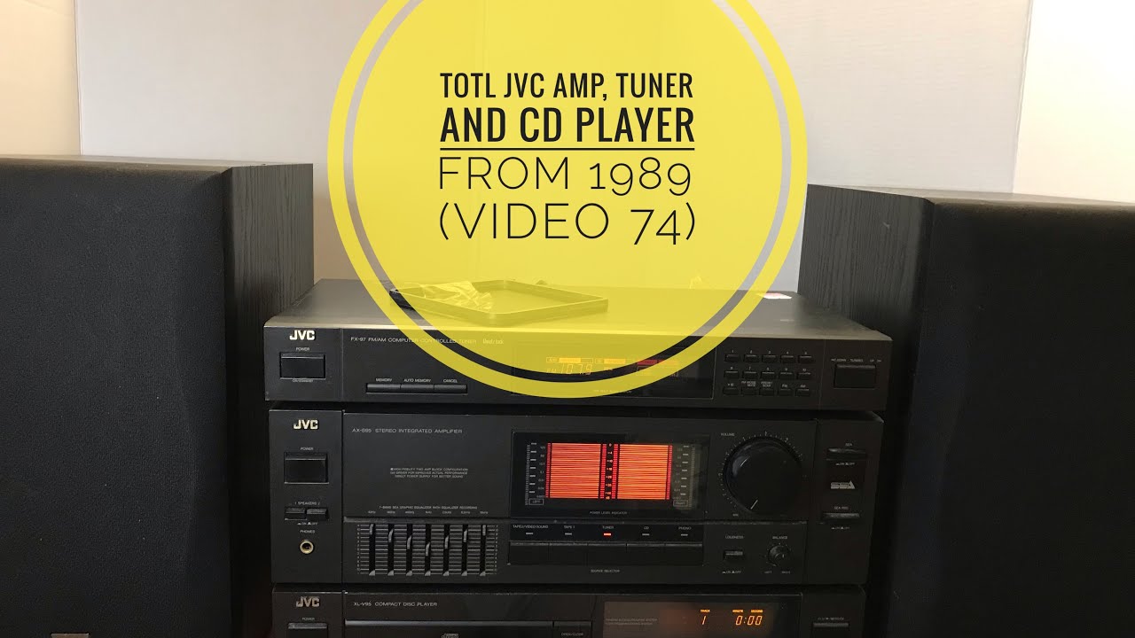 TOTL JVC Amp Tuner and CD Player from 