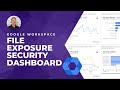 Google workspace  prevent file exposure with security dashboard