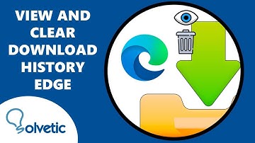 How to VIEW and CLEAR DOWNLOAD HISTORY in Microsoft EDGE 👁❌
