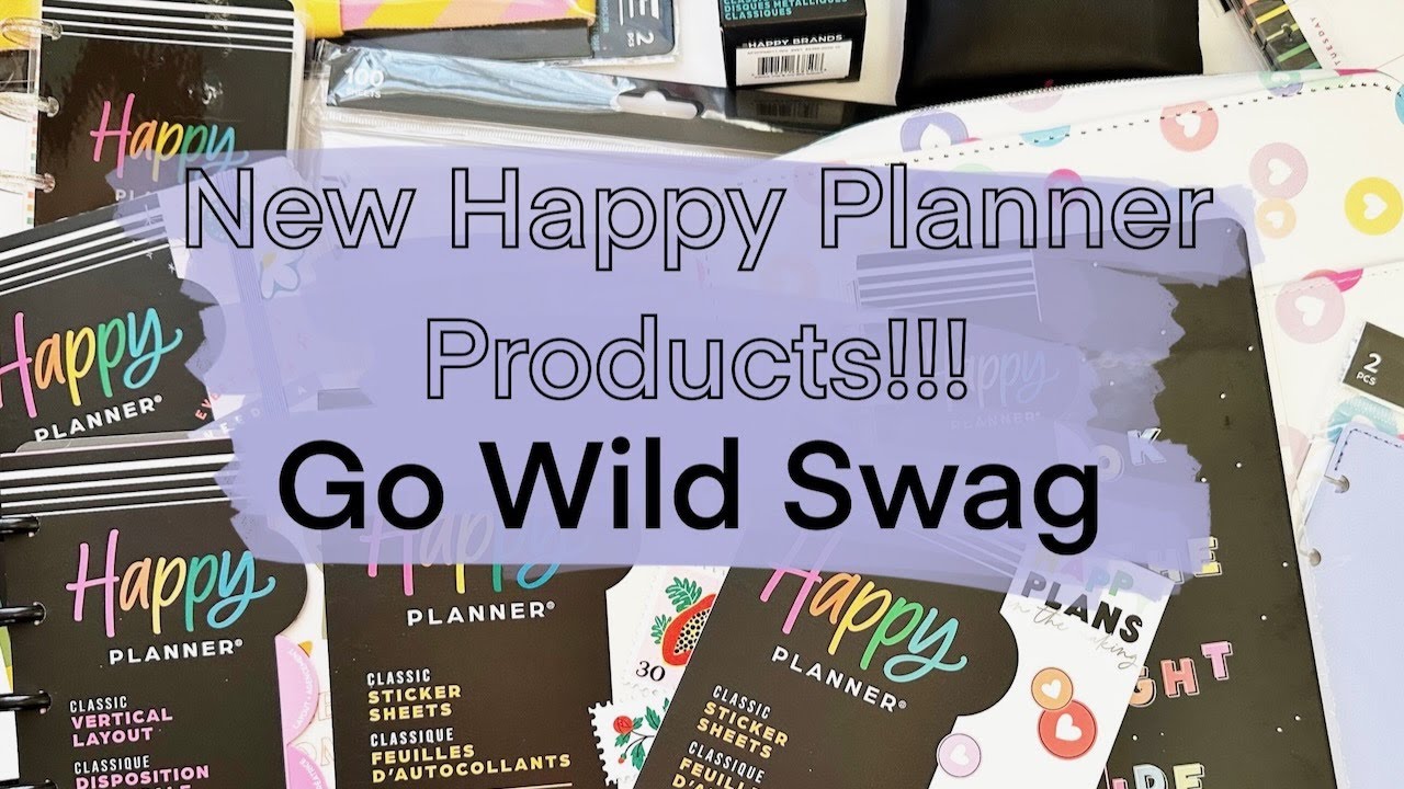 Go Wild Happy Planner Products