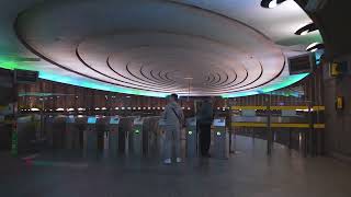 Poland, Warsaw, Metro Ride From Plac Wilsona To Młociny