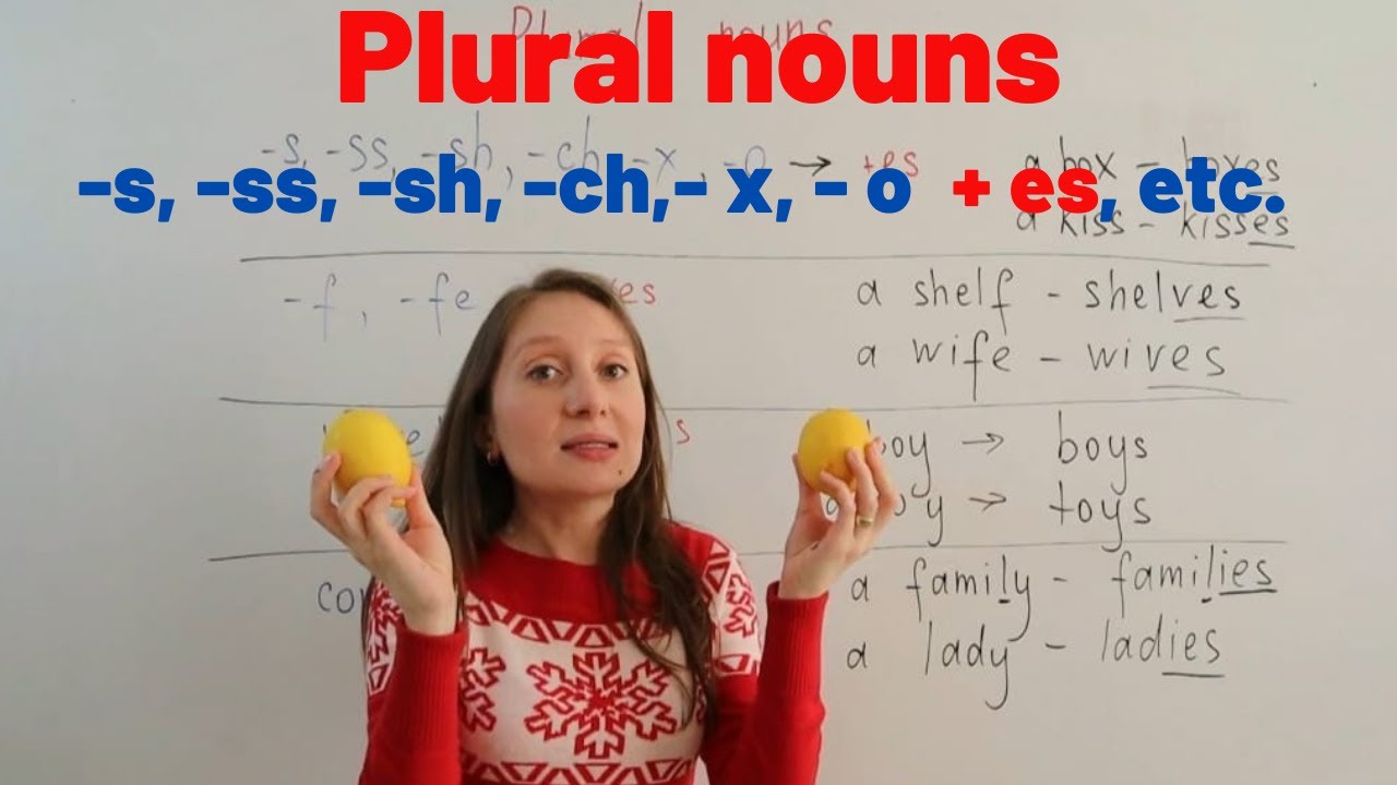 basic-english-grammar-regular-plural-nouns-s-ss-sh-ch-x-o-es-lesson-7-youtube