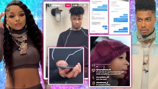 Chrisean Says Blueface P*nched her While she was holding her Són‼️She Takes His Phone‼️