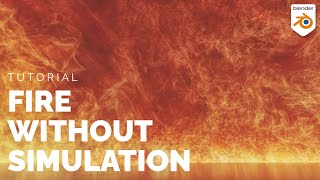 Easy Fire and Flames Effect Without Simulation (Blender Tutorial)