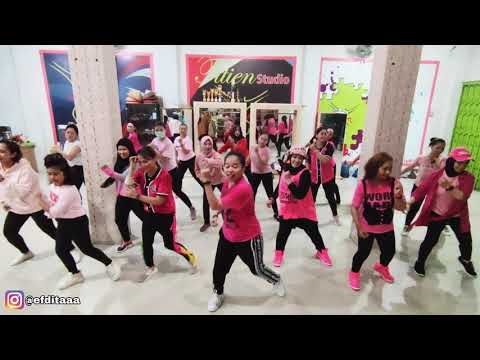 SHAKY SHAKY - MODEONG DJ REMIX | CHOREOGRAPHY | DANCE | ZUMBA | EDITA FEBRIANA