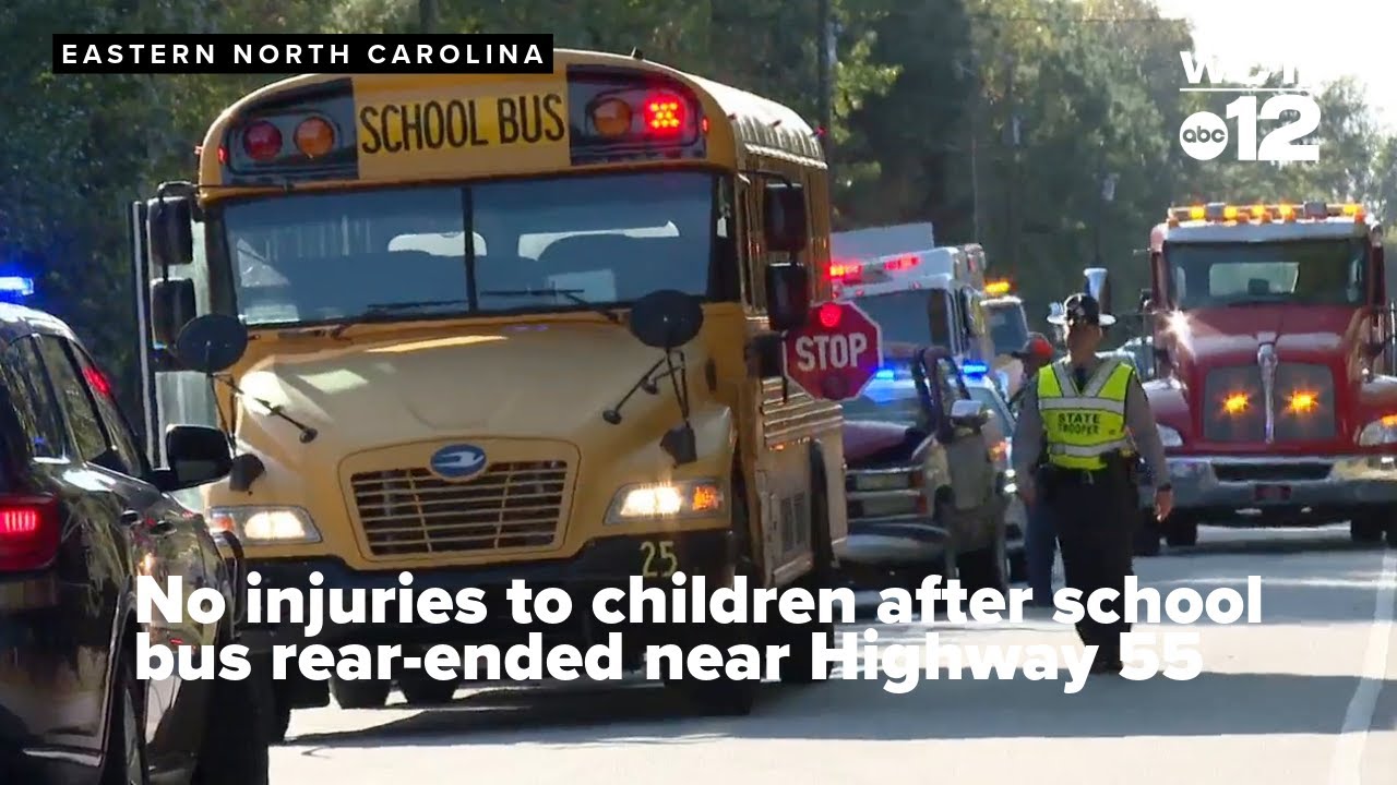 No injuries to children after school bus rear-ended near Highway 55 ...
