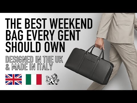 An Essential For The Traveling Gentleman - Carl Friedrik Palissy Weekend Luxury Bag Review