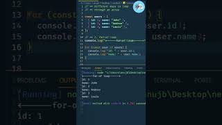 Details JavaScript Mastery: Quick Ways to Iterate Through Arrays in Just 50 Seconds! #shorts #viral News
