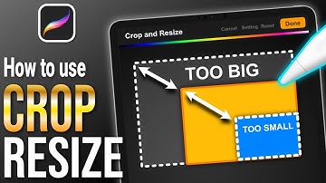How To Use Crop And Resize In Procreate - Procreate Tutorial For Beginners