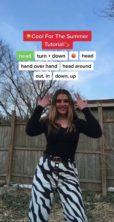Cool For The Summer Dance Tutorial (Normal Speed) ☀️ Viral TikTok Dance