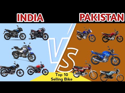 Full comparison India VS Pakistan Top 10 Selling Bike 2024