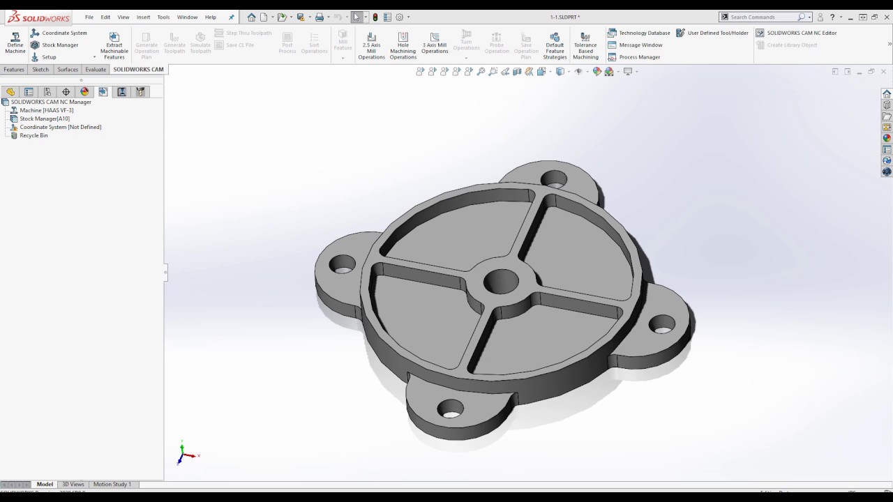 Custom Machine Creation in SOLIDWORKS CAM or CAMWorks - YouTube