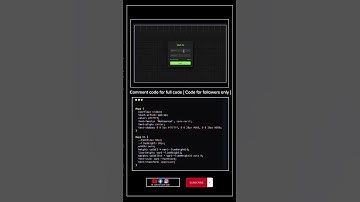 I made this next-level hacker Login form with HTML and CSS 👇👇 #shortvideo #web #shortvideo