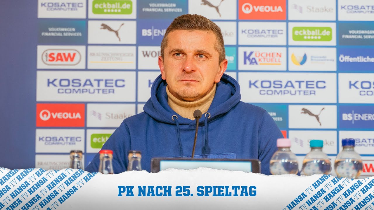 PK nach dem Spiel: Eintracht Braunschweig vs. F.C. Hansa Rostock