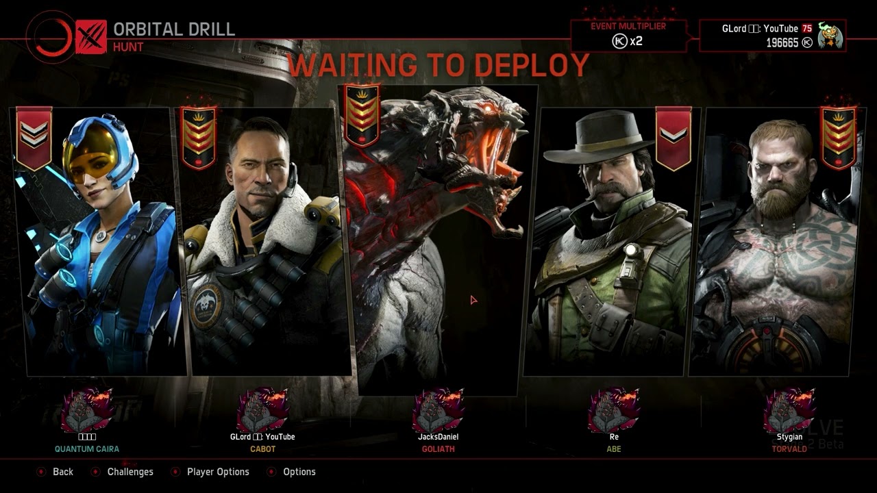 Evolve Stage 2 | Facing Level 40 Max Gold Skin Goliath