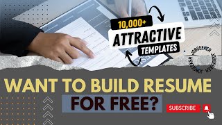 Build Your Professional Resume For Free Now With Unlimited Pre Designed Templates for free Now ||