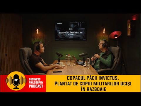 Copacul Păcii Invictus. Plantat de copiii militarilor uciși în razboaie
