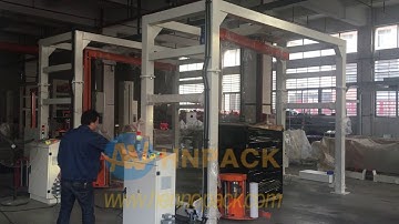 Hennopack fully auto rotary arm pallet stretch wrapper