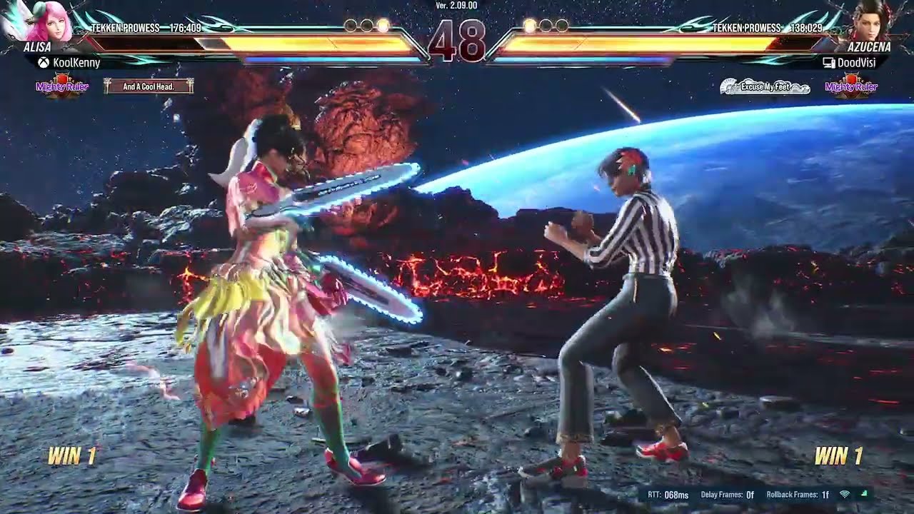 KOOLKenny148st TEKKEN 8 - My Alisa Bosconovitch VS Azucena Castillo Cross Platform Gameplay.