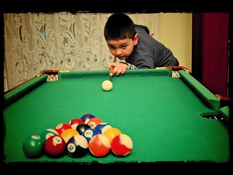 4 Year Old Kid Play Pool Prodigy