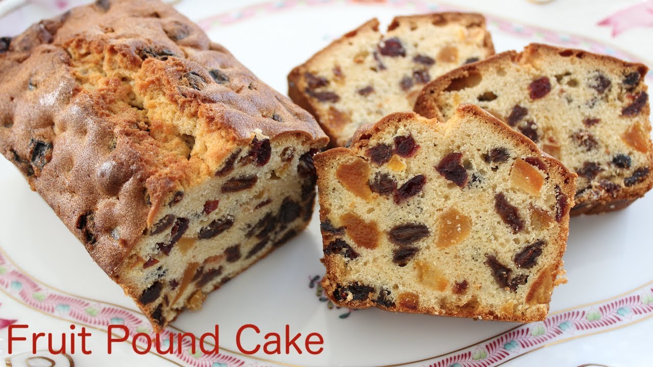 必ずレシピを聞かれる美味しいフルーツパウンドケーキの作り方 How To Make Fruit Pound Cake Youtube