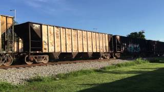 CSX O721-24 with CSXT DASH 8s