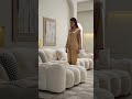 AAF FURNITURE | Cream Puff Sofa UAE 🤍 | Quiet Luxury Living Room Design #uaefurniture #homedecor
