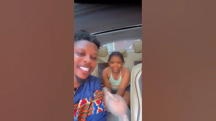 Rotimi Salami having Yoruba class with his daughter "Bliss Salami"