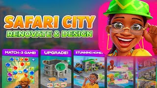 Transform Homes into Masterpieces! 🏡 | Safari City: Decor & Match 3 Gameplay screenshot 4