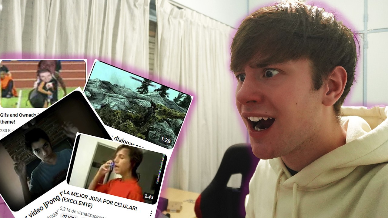 REACCIONE A LOS PRIMEROS VIDEOS DE YOUTUBERS FAMOSOS