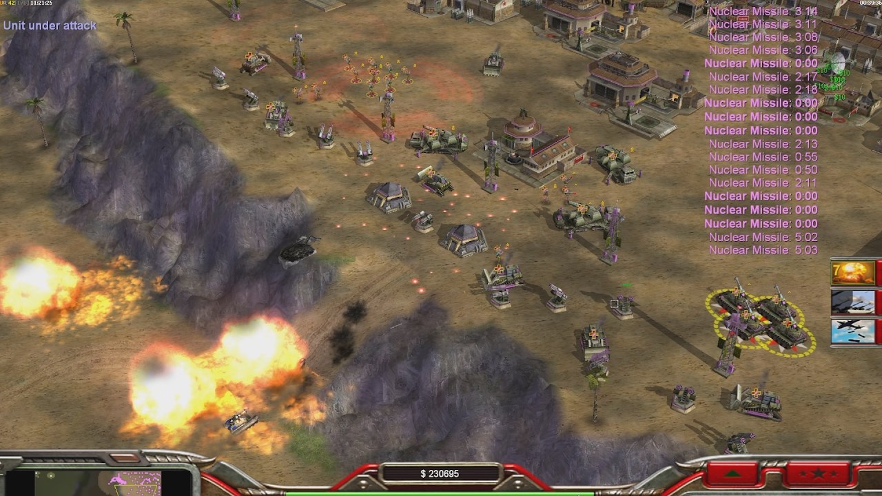 China BOSS - Command & Conquer Generals Zero Hour - 1 vs 7 HARD Gameplay
