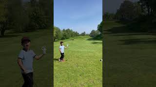 Hoebridge par 3 18th hole 5 years old !!!