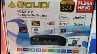 Famous SOLID HDS2X-8181 H.265 HEVC DVB-S2X FullHD Digital Box / Set-Top Box | SOLID 8181 Full Review Hindi Profile