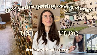 Uplifting STUDY VLOG 🌱 getting through a slump☕, a wholesome week in my life at Uni 🦋