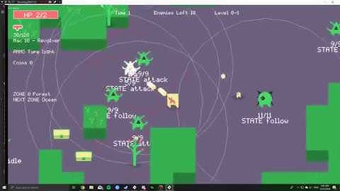 Rogue-Like Devlog 20 - Burst-fire, Bullet travel distance and enemy Mimics - Gamemaker Studio 2