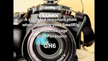 GH6 and SmallRig cage