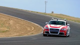 Stanford's autonomous car, Shelley, speeds around track without driver