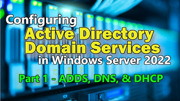 Installing Active Directory Domain Services in Windows Server 2022, along with DNS and DHCP