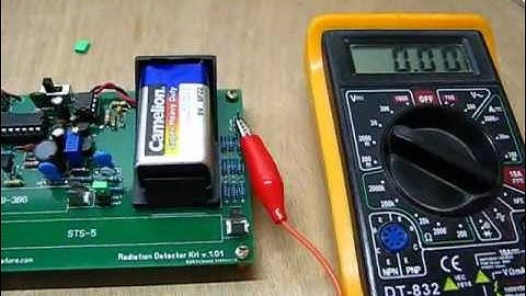 400V High Voltage Calibration; DIY Radiation Detector Kit from www.radiohobbystore.com