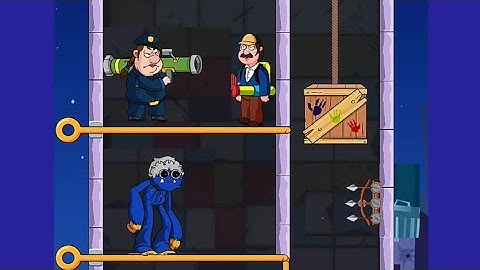 Huggy Pin / Scary Playtime Android and IOS pull the pin level 66 - 71 NEW updated game