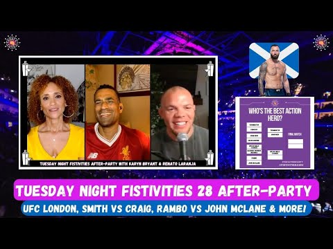 Tuesday Night Fistivities 28 After-Party: KB & Renato Talk UFC London, Action Heroes, Dating & More!