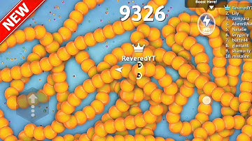 I reached 11,000+ points in snake.io🐍 in the shortest possible time 🐍collect big score from the Map