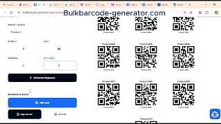 Celebrity Bulk QR Code Generator from Excel | Create 50,000 QR Codes Instantly (Free Tool Export ZIP PDF print Profile