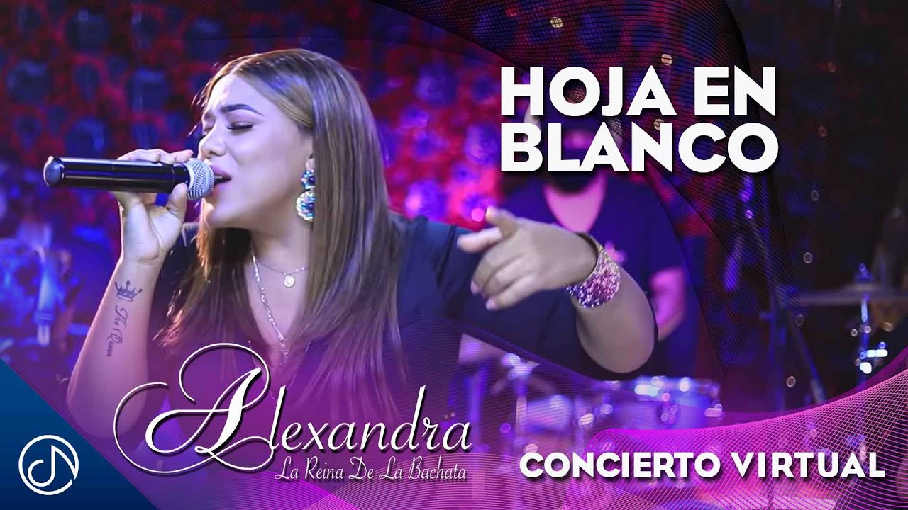 Hoja En Blanco   Alexandra Concierto Virtual