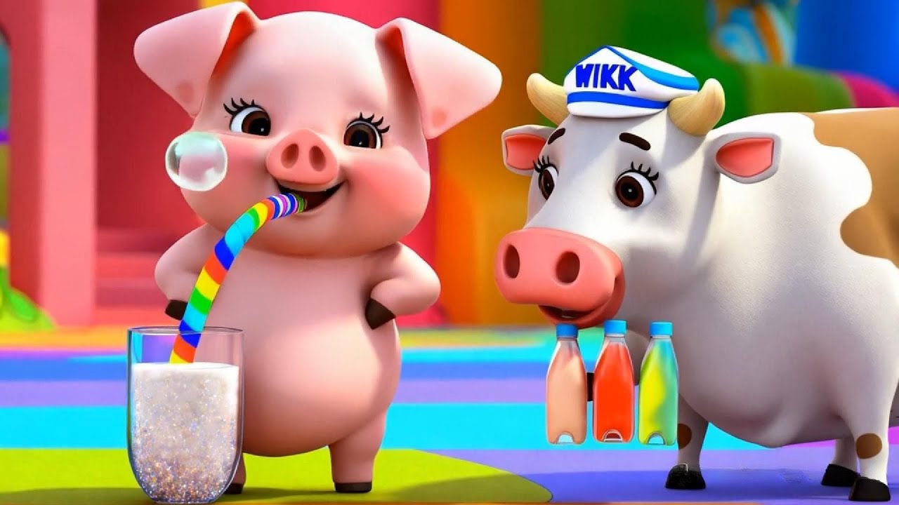 Nhạc Thiếu Nhi Vui Nhộn Cho Bé 1 - 5 Tuổi | Con Heo Đất, Đàn Gà Con, Con Mèo Kêu Meo Meo