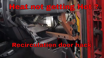 How to fix a Dodge Ram heater issue/fix