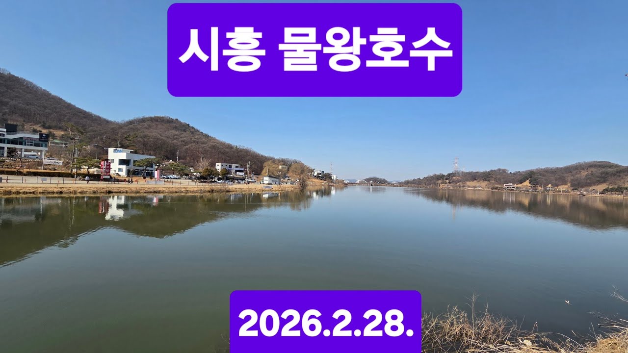 2026.2.28토요일 시흥 물왕호수 풍경