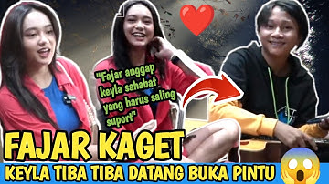🔴BIKIN NGAKAK FAJAR SADBOY GROGI DISAMPERIN KEYLA DI LOKASI REKAMAN LAGU 😅🤣