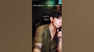 [BTS JK] VLIVE 정국 blackbear-smile again cover